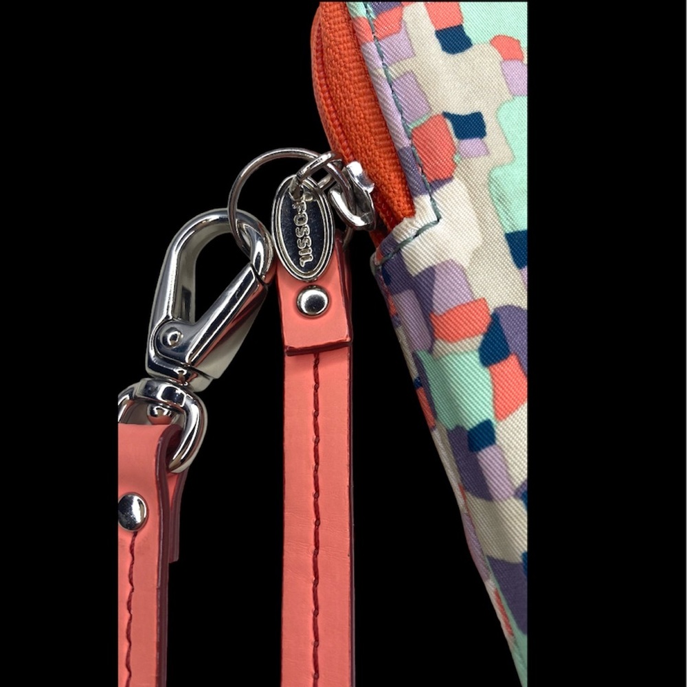 Fossil Zippered Card Key Accessory Clutch Purse W… - image 4